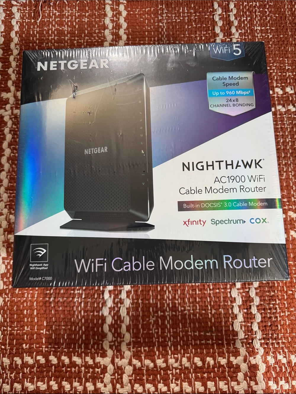 NETGEAR Nighthawk AC1900 WiFi Cable Modem Router